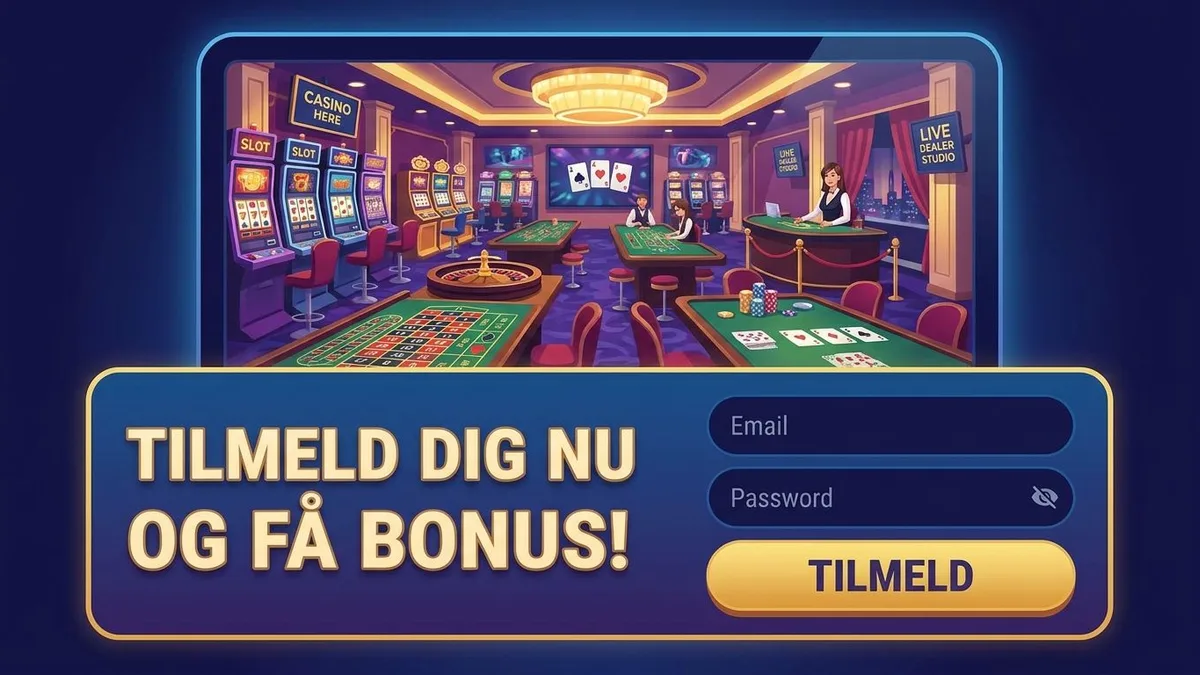 Tilmeld dig med bonus